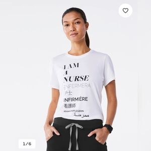 Figs 'I Am A Nurse' Supersoft Shortsleeve Underscrub